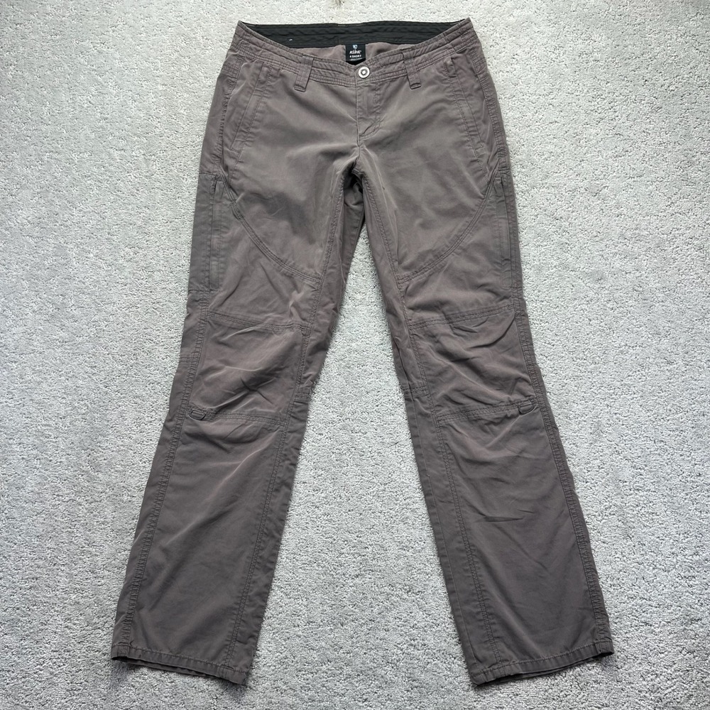 Kuhl Legendary Pants Womens Size 4 Short Gray Splash Straight Leg Hiking Outdoor